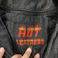 Vintage 1980s Hot Leathers Moto Cafe Racer Biker Leather Jacket Men's Large from propervintagecanada