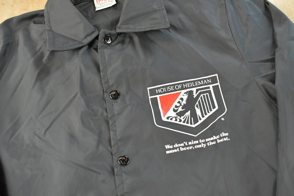 Vintage 1980s House of Heileman Brewery Beer Promotional Coach Windbreaker Jacket Men's S from propervintagecanada