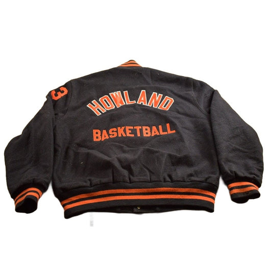 Vintage 1980s Howland Tigers Ohio Wool Varsity Jacket Men's 2XL from propervintagecanada