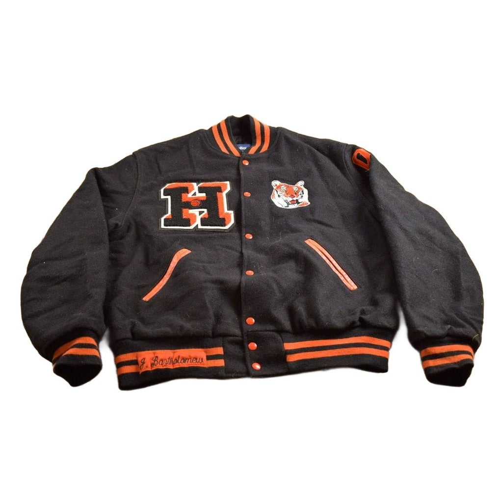 Vintage 1980s Howland Tigers Ohio Wool Varsity Jacket Men's 2XL from propervintagecanada