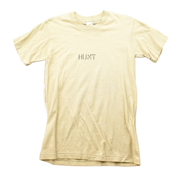 Vintage 1980s Hunt Spell Out Graphic T-Shirt Men's Medium from propervintagecanada