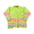 Vintage 1980s IB Diffusion Abstract Knit Cardigan Sweater Women&