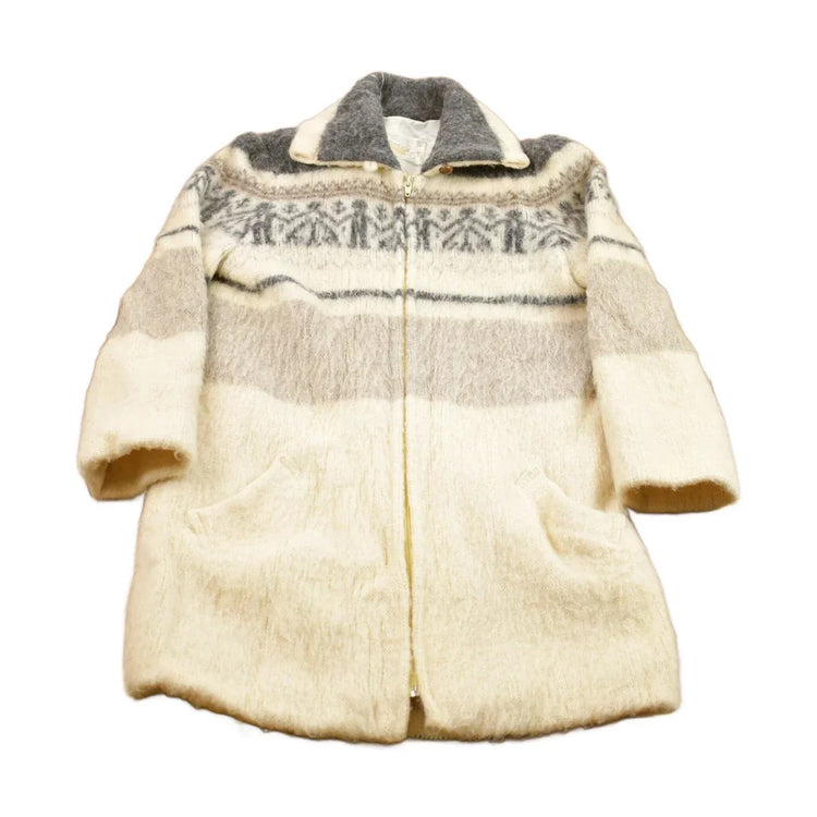 Vintage 1980s Ice Wool 100% Wool Full Zip Jacket from propervintagecanada