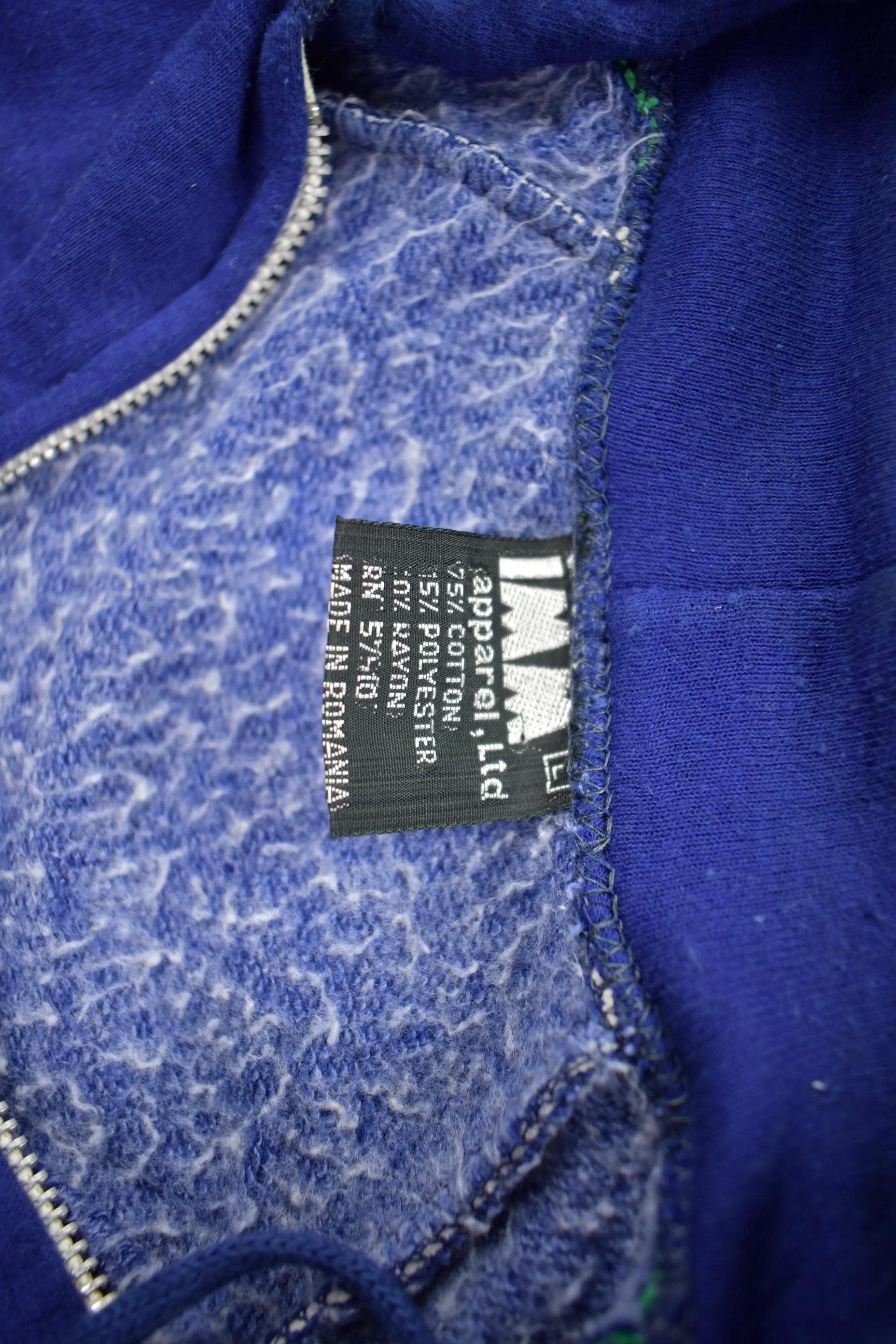 Vintage 1980s IMM Hoodie Men's Medium from propervintagecanada