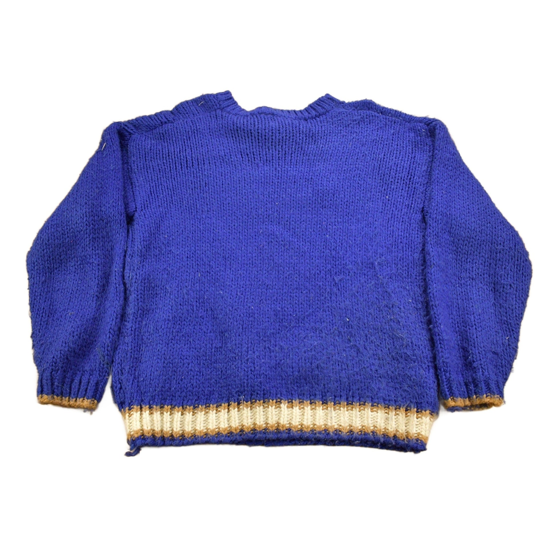 Vintage 1980s In Private Design For Living Knitted Crewneck Sweater Men's Large from propervintagecanada