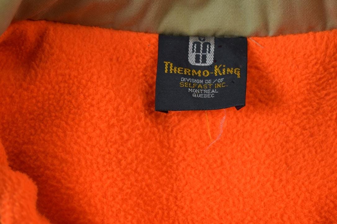 Vintage 1980s Insulated Reversible Fleece Lined Hunter Jacket Men's M from propervintagecanada