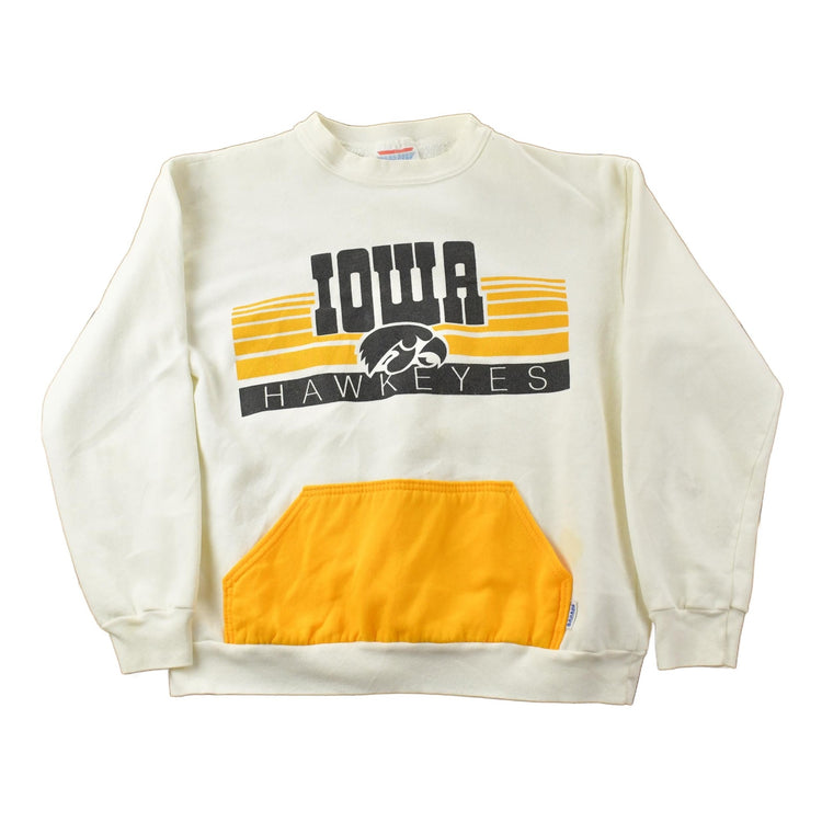 Vintage 1980s Iowa Hawkeyes Dodger University Collegiate Crewneck Men's Large from propervintagecanada