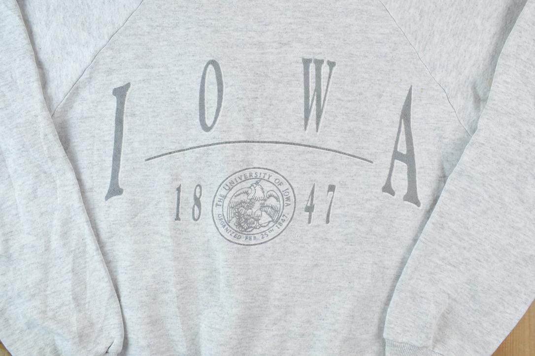 Vintage 1980s Iowa State University Collegiate Crewneck Men's Medium from propervintagecanada