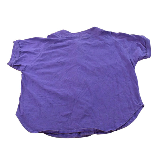 Vintage 1980s Italian Club West Coast Purple Baseball Jersey Men's L from propervintagecanada
