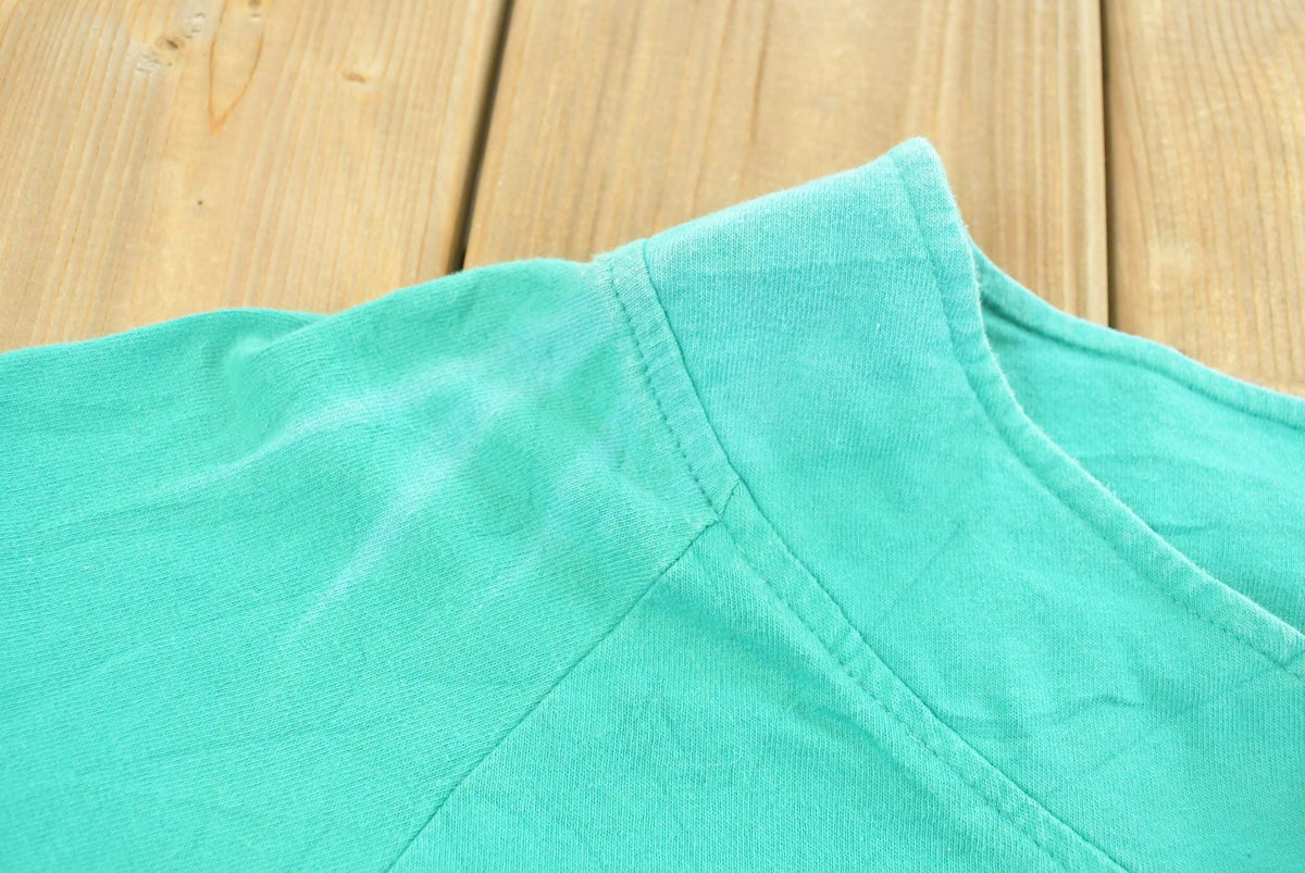 Vintage 1980s Italian Club West Coast Teal Baseball Jersey Men's XL from propervintagecanada