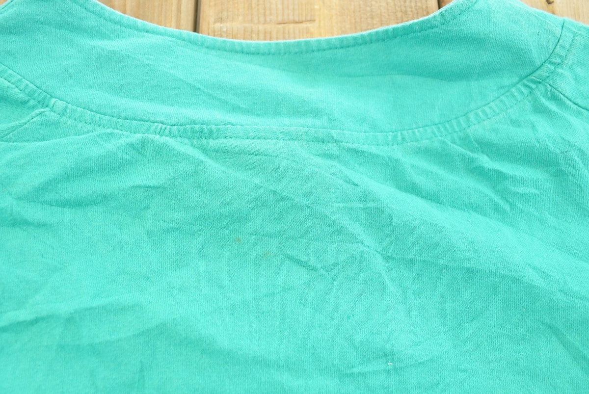 Vintage 1980s Italian Club West Coast Teal Baseball Jersey Men's XL from propervintagecanada