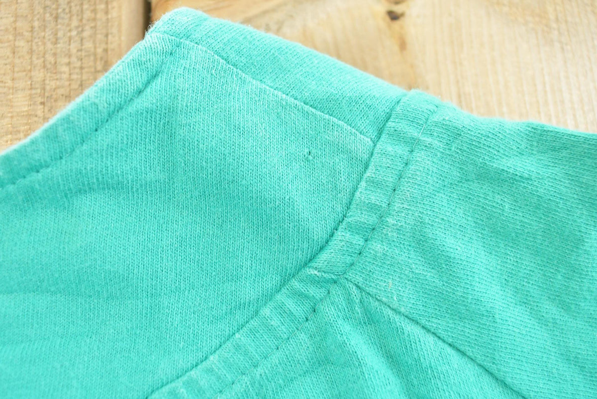 Vintage 1980s Italian Club West Coast Teal Baseball Jersey Men's XL from propervintagecanada