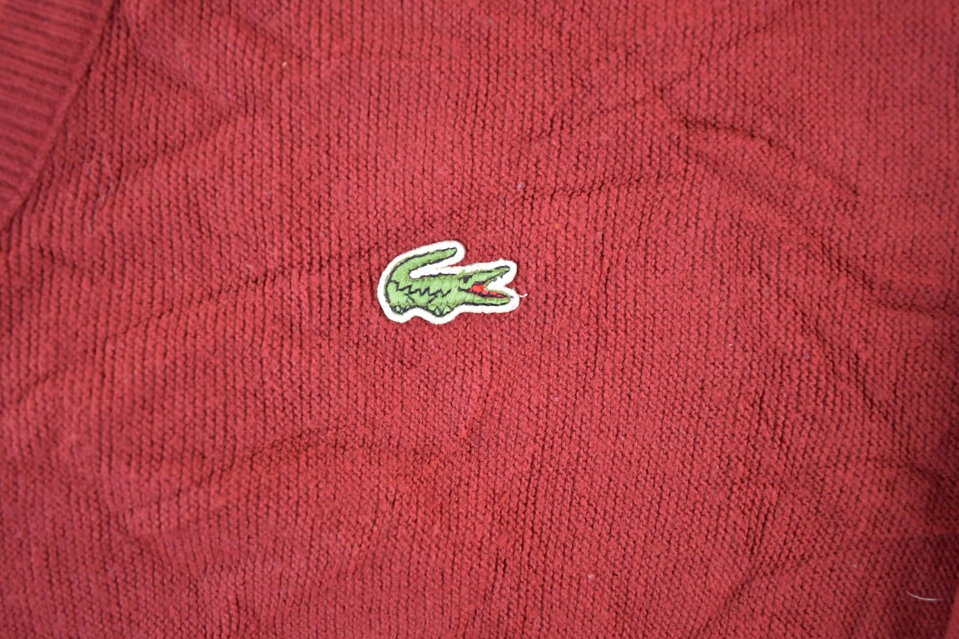 Vintage 1980s Izod Lacoste Alligator Knit Pullover Sweater Men's Large from propervintagecanada