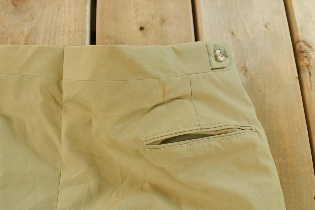 Vintage 1980s Izod Lacoste Chino Golf Pants Men's 35 x 31 from propervintagecanada