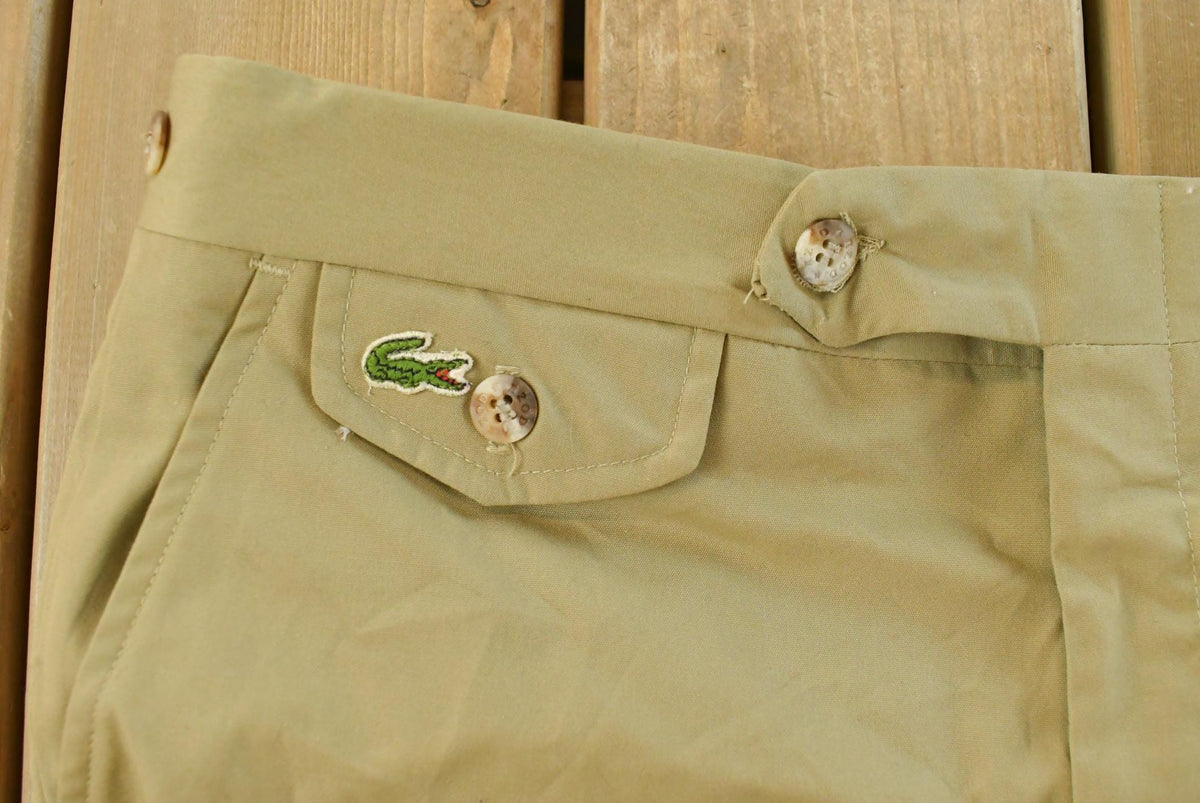 Vintage 1980s Izod Lacoste Chino Golf Pants Men's 35 x 31 from propervintagecanada