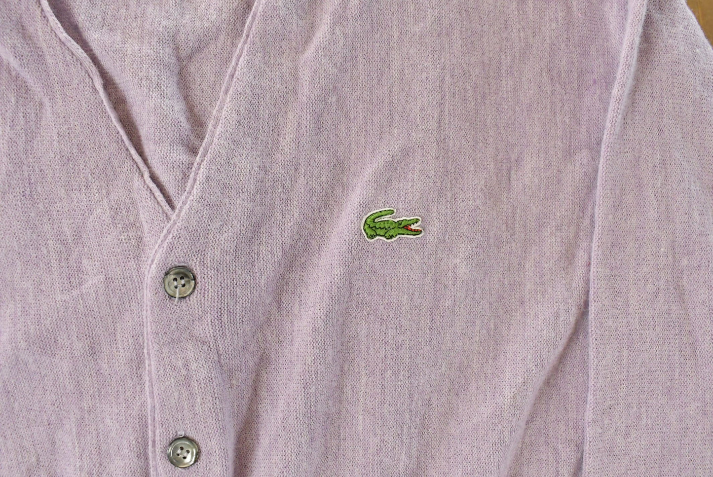 Vintage 1980s Izod Lacoste Knit Cardigan Sweater Men's Large from propervintagecanada