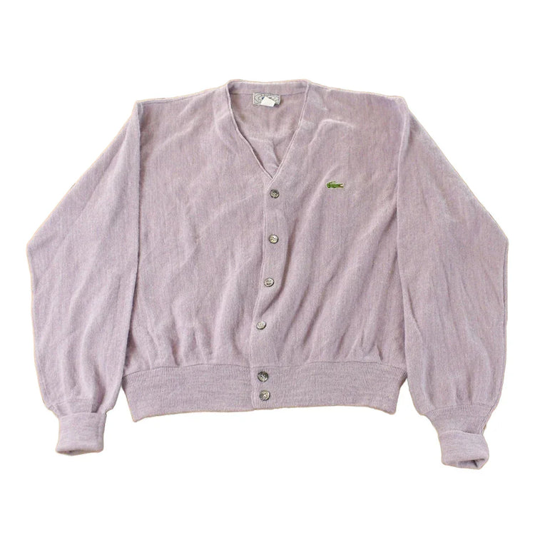 Vintage 1980s Izod Lacoste Knit Cardigan Sweater Men's Large from propervintagecanada