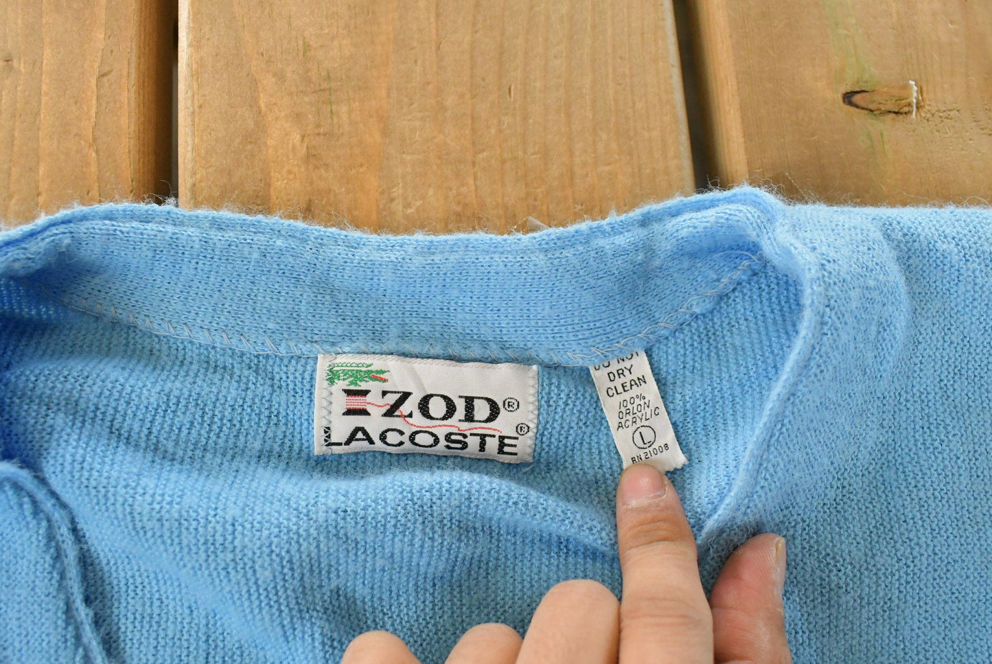 Vintage 1980s Izod Lacoste Knit Cardigan Sweater Men's Large from propervintagecanada