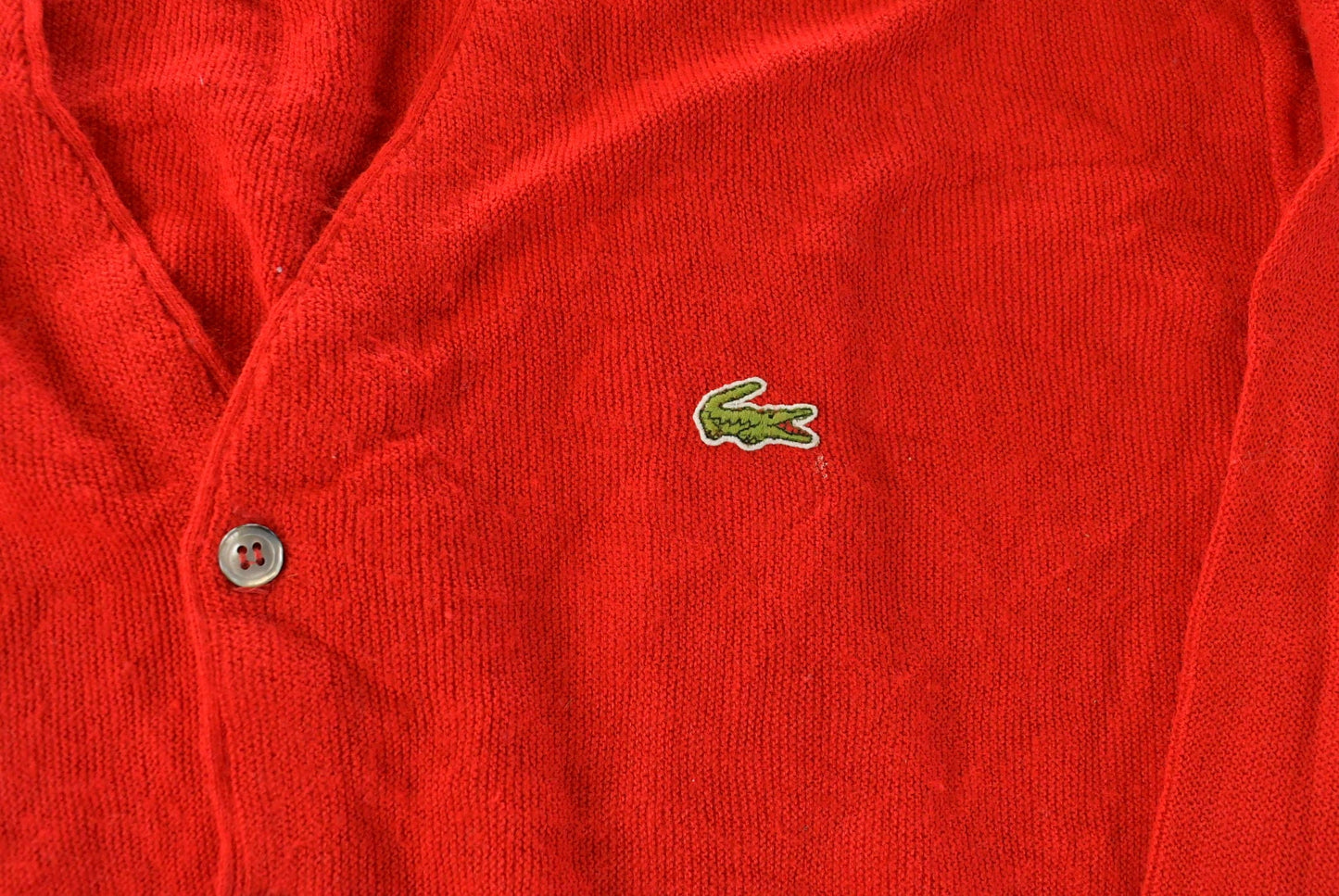 Vintage 1980s Izod Lacoste Knit Cardigan Sweater Men's Large from propervintagecanada