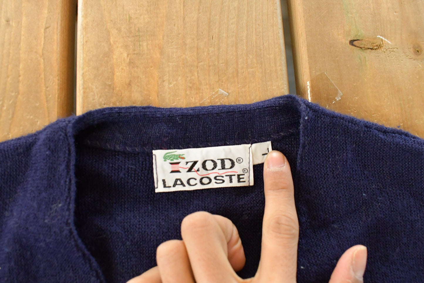 Vintage 1980s Izod Lacoste Knit Cardigan Sweater Men's Large from propervintagecanada
