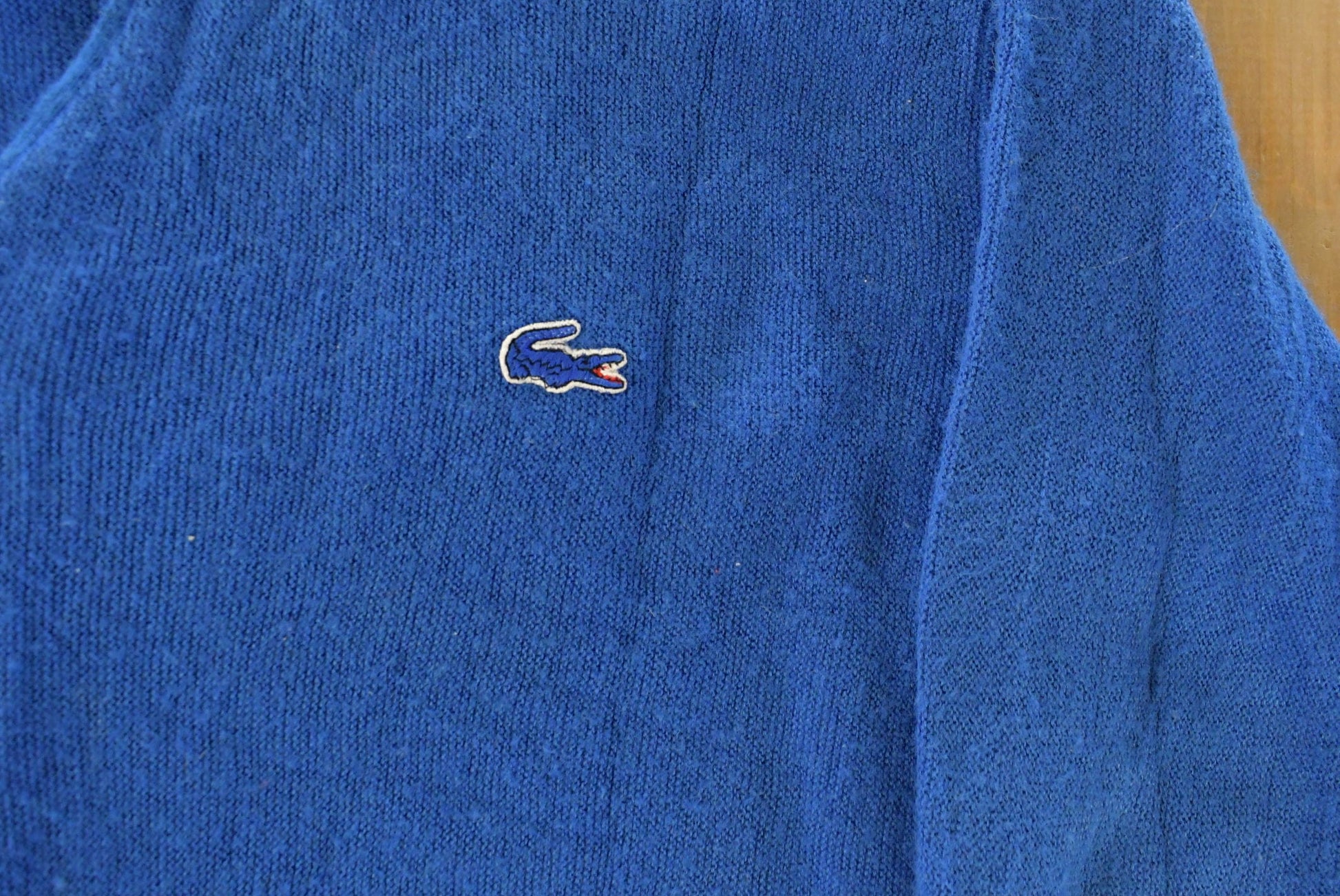 Vintage 1980s Izod Lacoste Knit Cardigan Sweater Men's Large from propervintagecanada