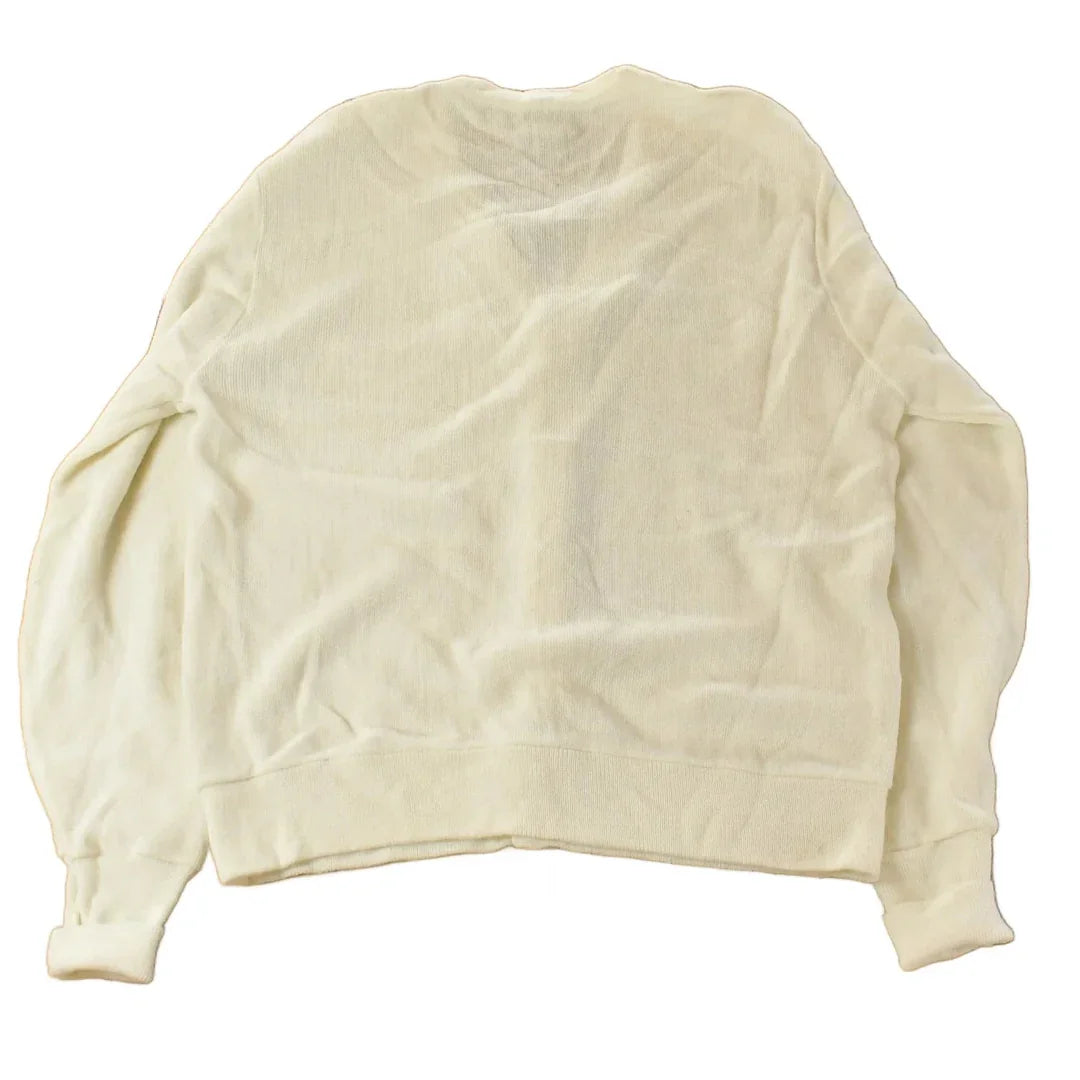 Vintage 1980s Izod Lacoste Knit Cardigan Sweater Men's Medium from propervintagecanada