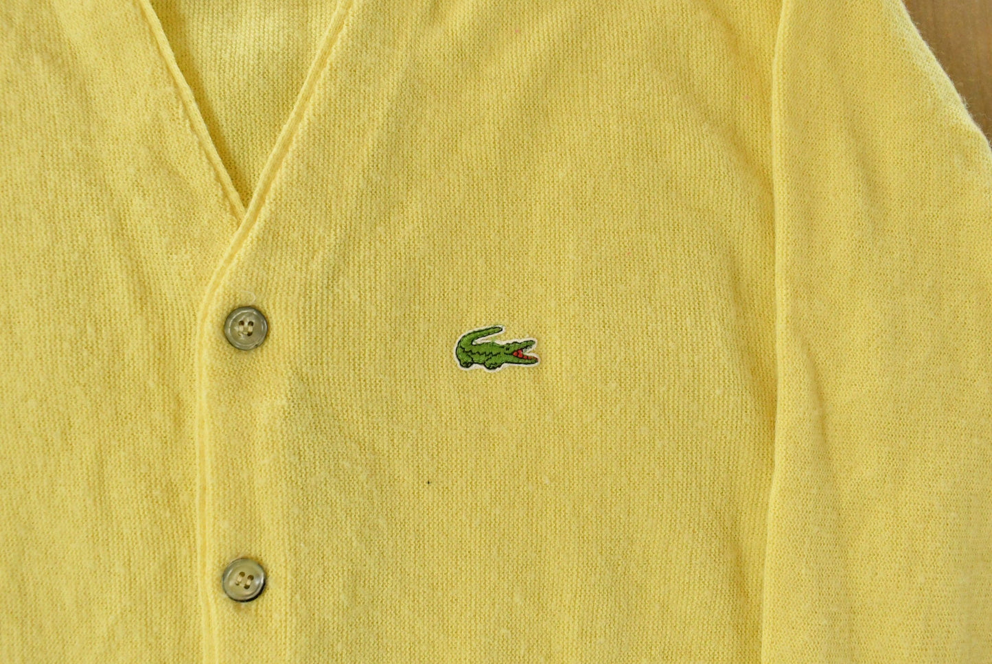 Vintage 1980s Izod Lacoste Knit Cardigan Sweater Men's Small from propervintagecanada