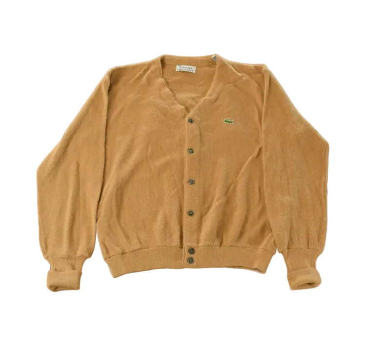 Vintage 1980s Izod Lacoste Knit Cardigan Sweater Men's XL from propervintagecanada