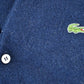 Vintage 1980s Izod Lacoste Knit Perfect Mild Distress Cardigan Sweater Made In USA from propervintagecanada