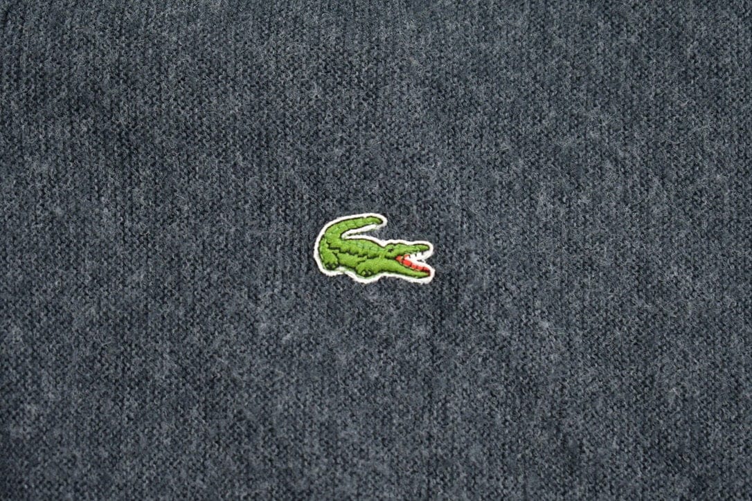 Vintage 1980s Izod Lacoste Knit V-Neck Sweater Men's XL from propervintagecanada