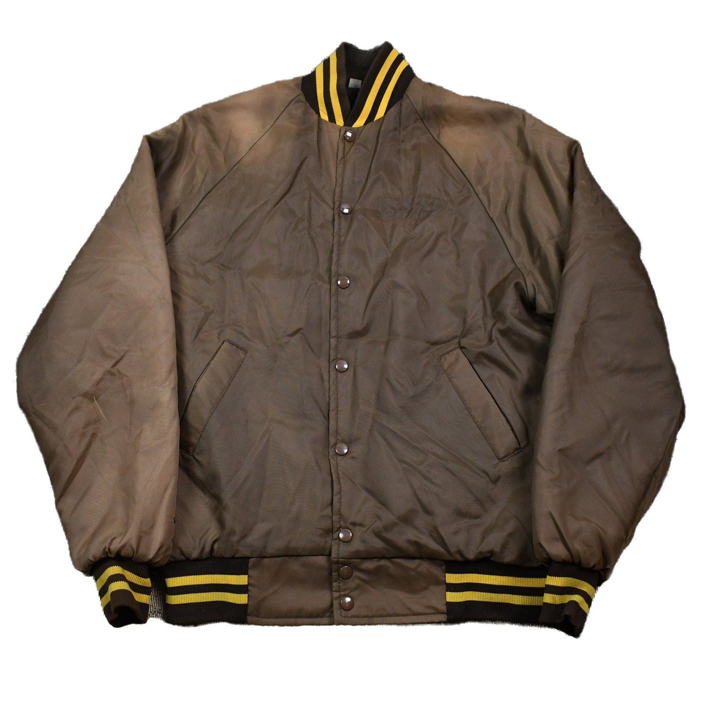 Vintage 1980s Jacket Trap Shooters Satin Bomber Men's Large from propervintagecanada