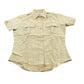 Vintage 1980s Jaguar Tropical by Conqueror Button Up Beige Safari Style Shirt Men's Men's Medium from propervintagecanada