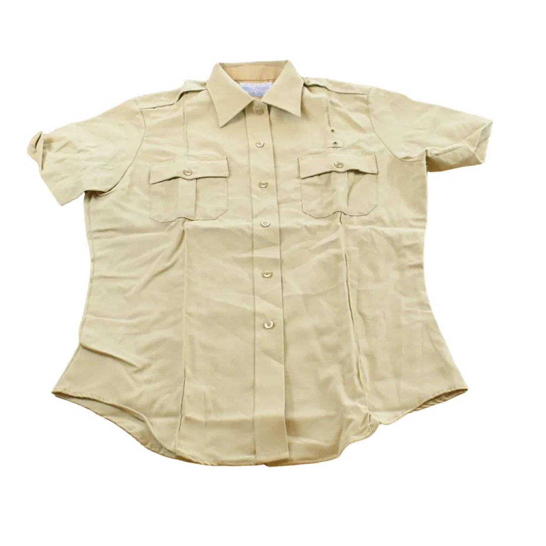 Vintage 1980s Jaguar Tropical by Conqueror Button Up Beige Safari Style Shirt Men's Men's Medium from propervintagecanada