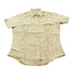Vintage 1980s Jaguar Tropical by Conqueror Button Up Beige Safari Style Shirt Men&