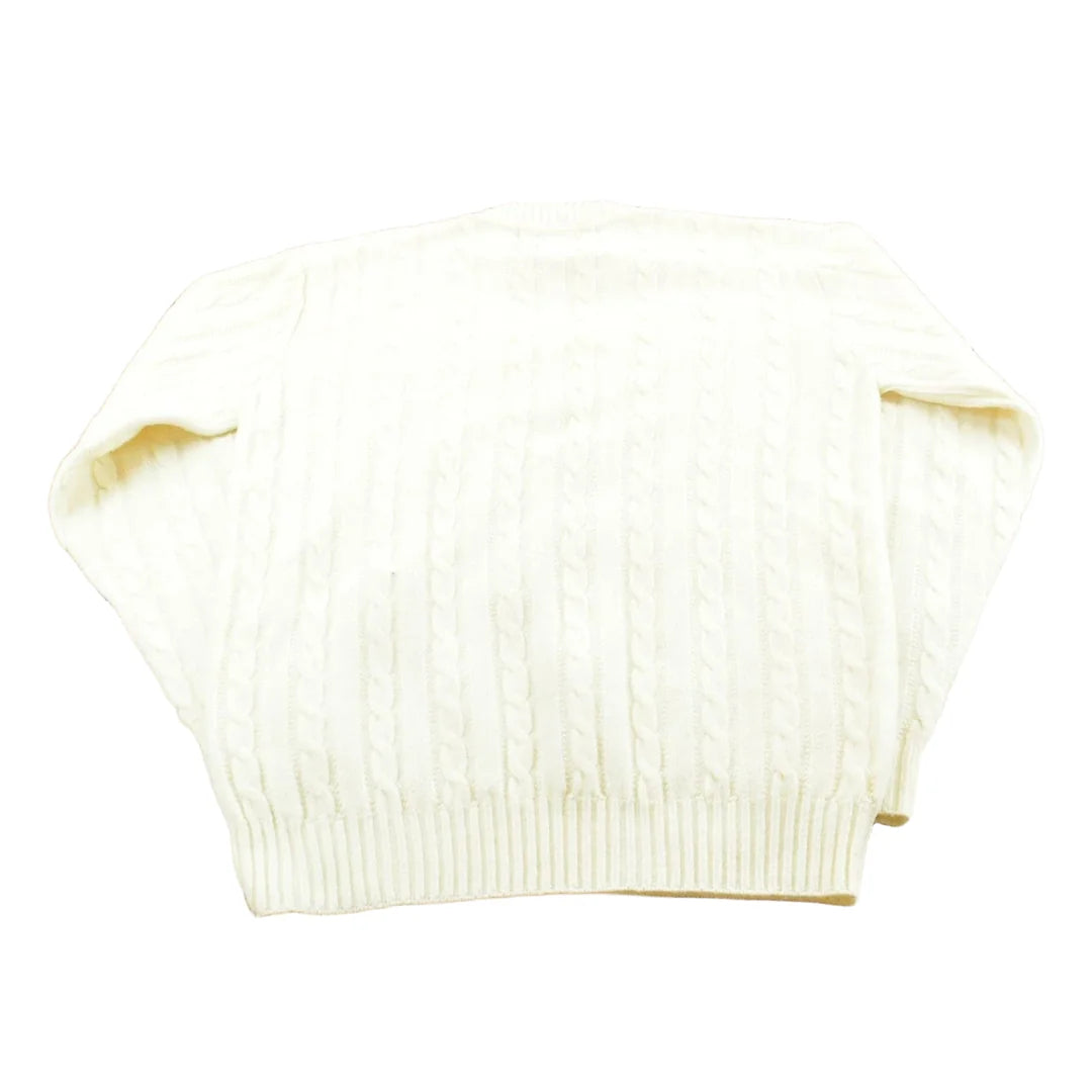 Vintage 1980s Jantzen Cable Knit Sweater Men's M from propervintagecanada