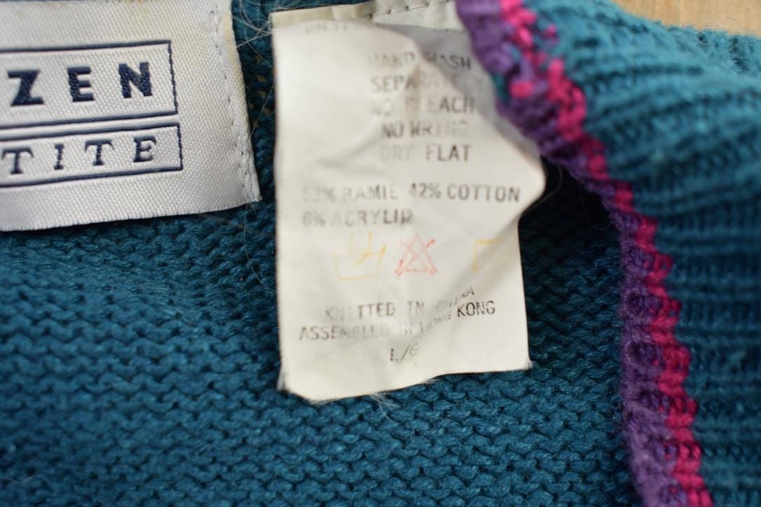 Vintage 1980s Jantzen Petite Cardigan Sweater Men's Medium from propervintagecanada