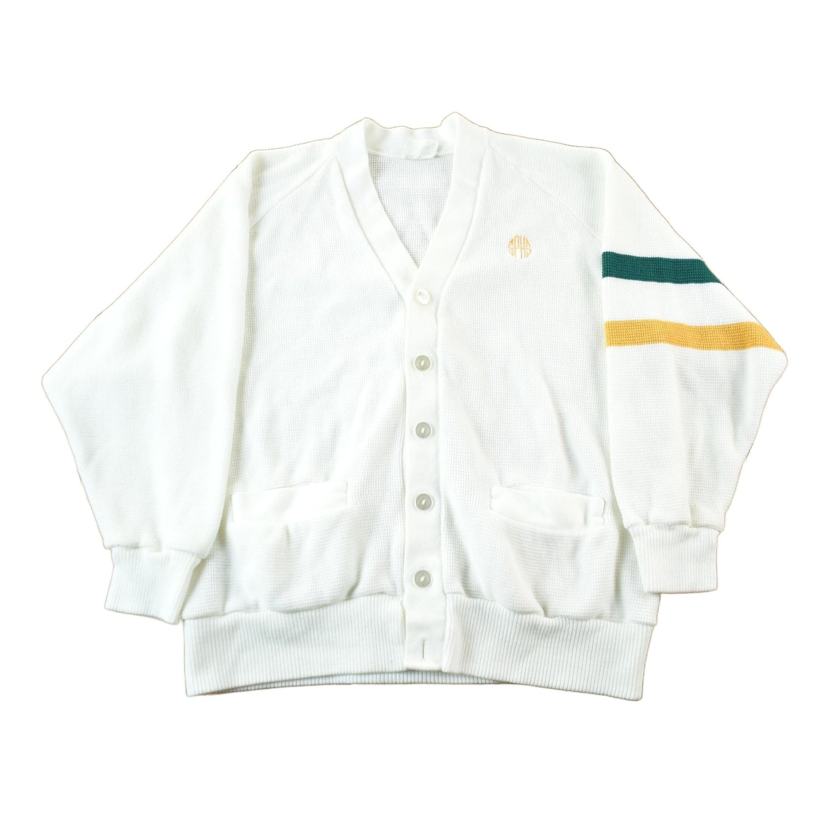 Vintage 1980s Jaydee Knit Cardigan Sweater Men's Small from propervintagecanada