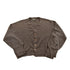 Vintage 1980s JC Penney Acrylic Knit Brown Cardigan Men&