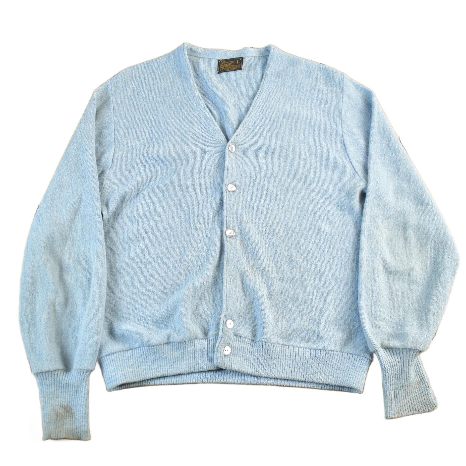 Vintage 1980s JC Penney Knit Cardigan Sweater Men's Large from propervintagecanada