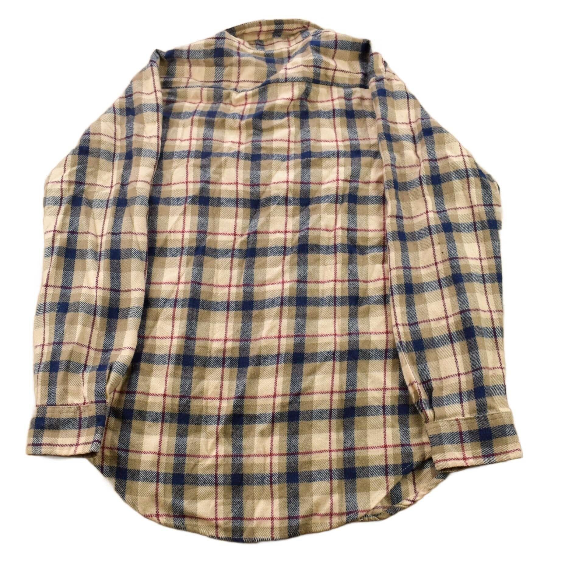 Vintage 1980s JC Penney The Men's Shop Plaid Flannel Button Up Shirt Men's XL from propervintagecanada