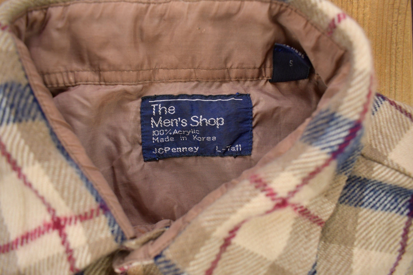 Vintage 1980s JC Penney The Men's Shop Plaid Flannel Button Up Shirt Men's XL from propervintagecanada