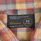 Vintage 1980s JC Penney Western Plaid Button Up Shirt Men's Medium from propervintagecanada
