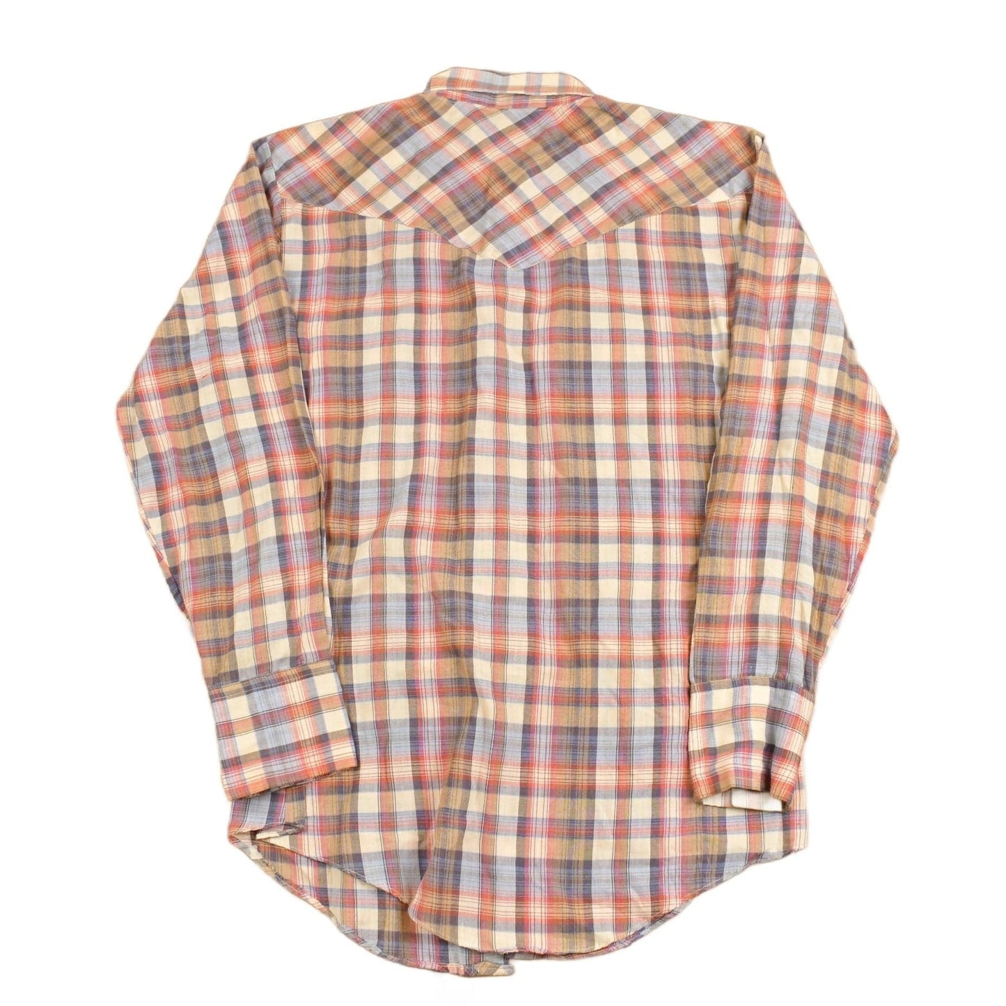 Vintage 1980s JC Penney Western Plaid Button Up Shirt Men's Medium from propervintagecanada