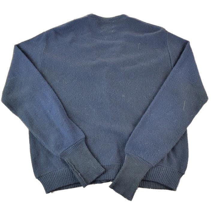 Vintage 1980s JC Penny Knit Perfect Mild Distress Cardigan Sweater Men's Small from propervintagecanada