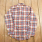 Vintage 1980s JC Penny Plain Pockets Plaid Button Up Shirt Men's Medium from propervintagecanada