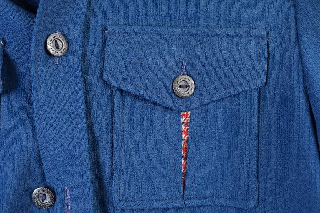 Vintage 1980s JC Penny Western Apparel Light Button Up Jacket Men's Large from propervintagecanada
