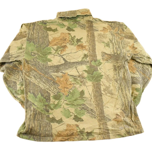 Vintage 1980s Jerzees Outdoors Realtree Camo Turtleneck Shirt Men's L from propervintagecanada