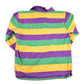 Vintage 1980s JJJ Striped Quarter Button Up Shirt Men's S from propervintagecanada