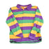 Vintage 1980s JJJ Striped Quarter Button Up Shirt Men&