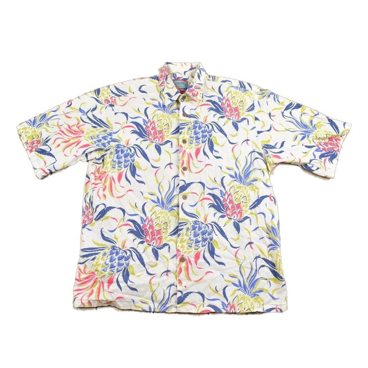 Vintage 1980s Joe Kealuhas Reyn Spooner Hawaiian Shirt Men's Large from propervintagecanada